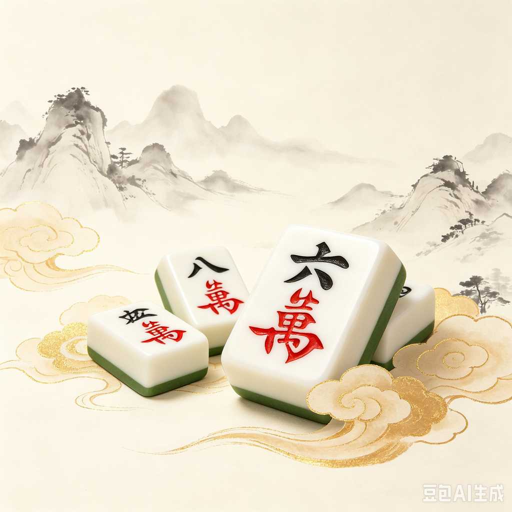 lightweight mahjong tile set